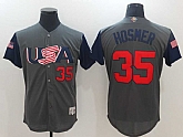 Men's USA Baseball #35 Eric Hosmer Gray 2017 World Baseball Classic Stitched Jersey,baseball caps,new era cap wholesale,wholesale hats